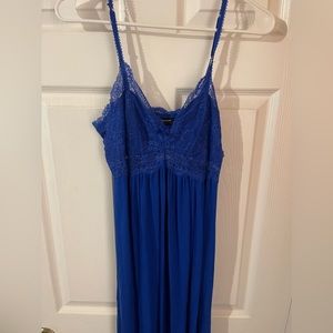 Royal blue night gown
